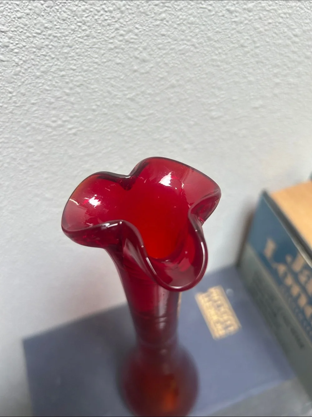 Vintage Amberina Bud Vase